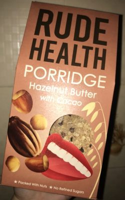 Porridge Hazelnut Butter with Cacao - 5060120283740