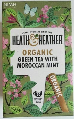 Organic Green Tea with Moroccan Mint 20Bags - 5060123609592