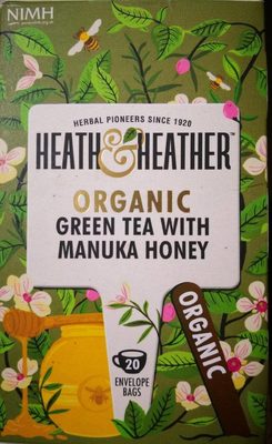 Organic green tea _ Manuka honey - 5060123609639