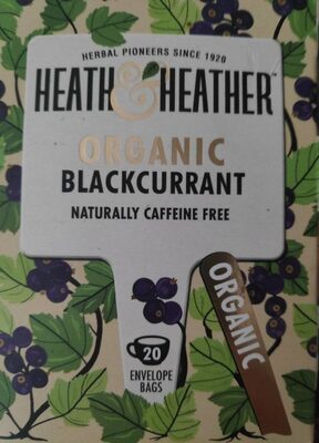 Heath & Heather Organic Blackcurrant - 5060123609745