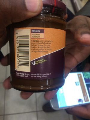 Meridian Natural Yeast Extract With B12 (no Salt) - 5060132280621