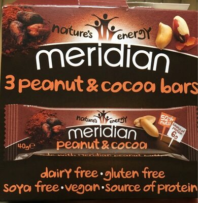 Peanut & cocoa bars - 5060132282779