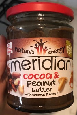 Meridian Cocoa & Peanut Butter With Coconut & Honey - 5060132282953