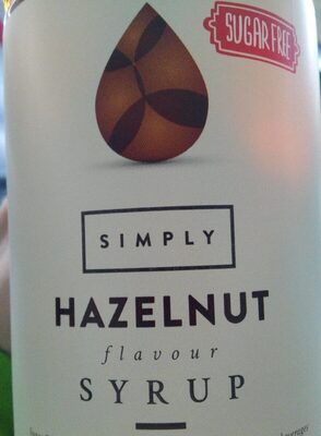 hazelnut flavour syrup - 5060134528325
