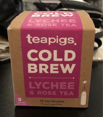 Cold brew lychee&rose tea - 5060136751783