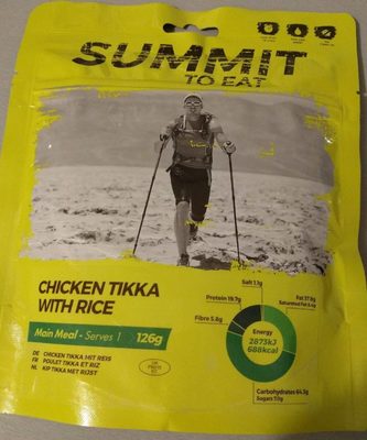 Poulet Tikka et riz - 5060138531253