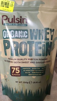Organic whey protein - 5060142010980