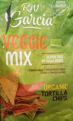 Veggie Mix Organic Tortilla Chips - 5060142212384