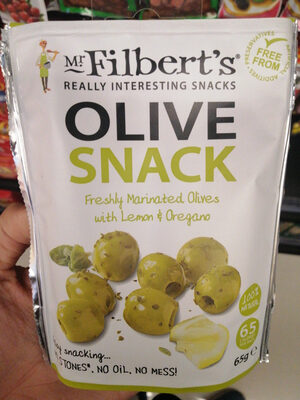 Bulk Deal 8 X Mr Filberts Green Olives Lemon & Oregano - 5060145050440