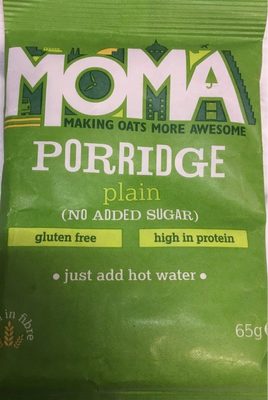 Moma! Porridge Plain No Sugar - 5060146371148