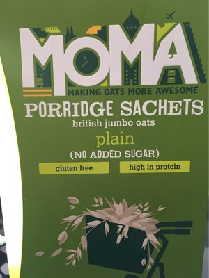 Moma Plain No Added Sugar Porridge - 5060146371223