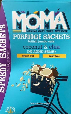 Porridge sachet coconut & chia - 5060146371520
