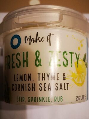 Lemon & thyme sea salt - 5060155200811
