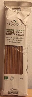 Italian Organic Whole Wheat Tagliatelle - 5060178071016