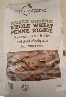Italian Organic Whole Wheat Penne Rigate - 5060178071023