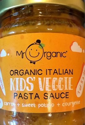 Organic Italien Kids Veggie Pasta Sauce - 5060178073157