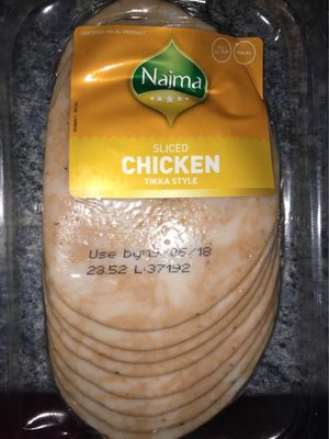 Najma Halal Chicken Tikka Slices 150G - 5060188690009