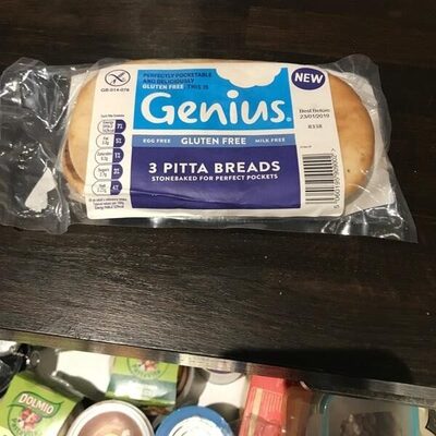 3 Stonebaked Pitta Breads - 5060195909002