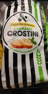 Crosta & Mollica Crostini Toasts With Oregano - 5060198640643