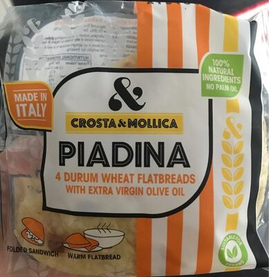 Piadina Wheat Flatbreads - 5060198642562