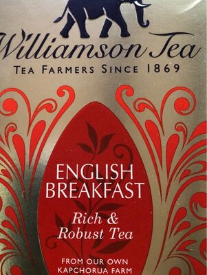 Williamson English Breakfast Tea 50 Bags - 5060211290527