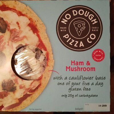 No Dough Pizza Co Ham & Mushroom - 5060213722767