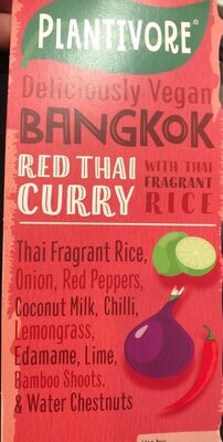 Deliciously vegan Bangkok Red Thai Curry - 5060213722903