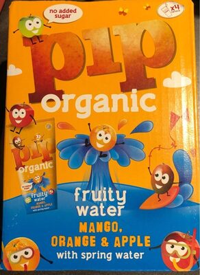 Pip organic fruity water mango orange & apple - 5060218974253