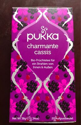 Pukka Charmante Cassis, 1,9 GR, 20 BTL Packung - 5060229011091