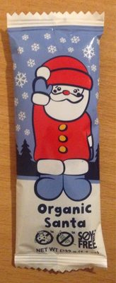 Organic Chocolate Santa Bar - 32 g Bio, Vegan - 5060235830143