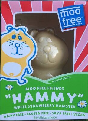 Moo free friends Hammy white strawberry hamster - 5060235830730