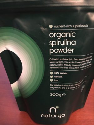 Naturya Organic Spirulina Powder 200g - 5060238480055
