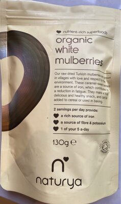 Organic White Mulberries - 5060238480963
