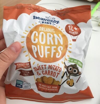 Organic corn puffs - 5060243220561