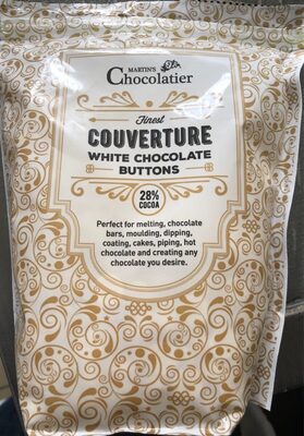Couverture white chocolate buttons - 5060257586097