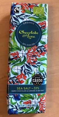 Mini Tablettes De Choc Noir Sea Salt 40G - 5060270120971