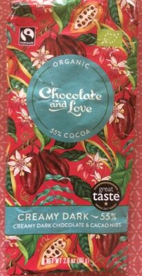 Creamy Dark 55% & cacao nibs - 5060270121909