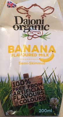 Banana flavoured milk - 5060278790558