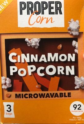 Cinamon popcorn - 5060283762014