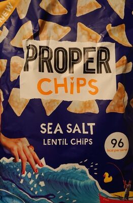 Sea Salt Lentil Chips - 5060283762199