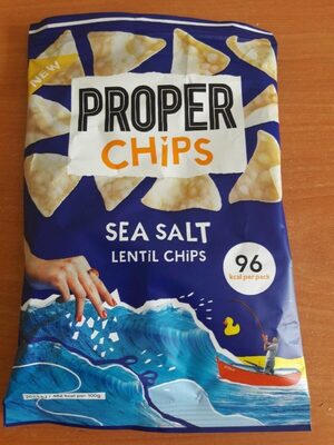 Sea salt lentil chips - 5060283762236