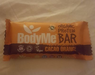 Bulk Deal 12 X Bodyme Org Protein Bar - Cacao Orange 60G - 5060293441398