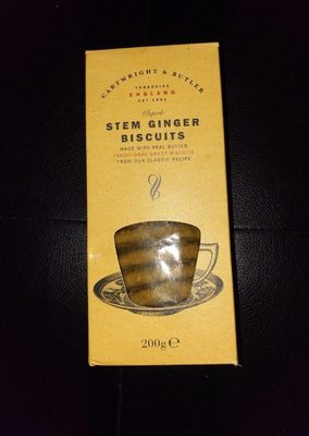 Stem ginger biscuits - 5060301881031