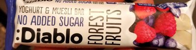 Diablo Yoghurt & Muesli Bar Forest Fruits - 5060309490358