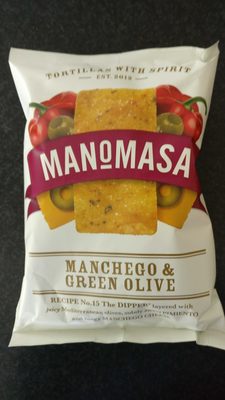 Manomasa Manchego & Green Olive Tortillas, 150 G - 5060314480245