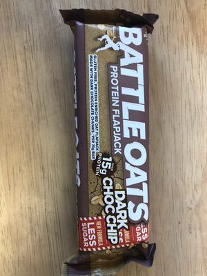 Battle Oats Protein Flapjack Dark Choc Chip - 5060318691517