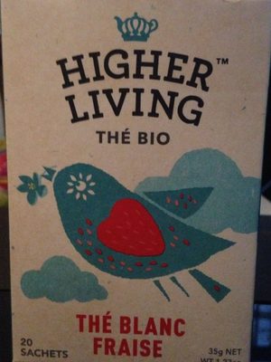 Higher Living Organic White Tea Strawberry - 5060319129279