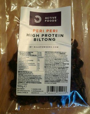 High Protein Biltong, Peri Peri - 5060343740136