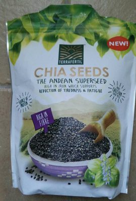 New Chia Seeds High In Fibre, Source Of Protein 1 KG Value Pack - 5060346990286