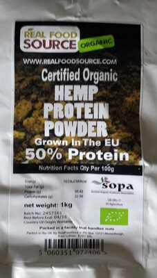 Organic Hemp Protein Powder - 5060351972406